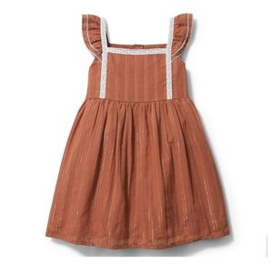 Janie & Jack NWT crochet dress dress color coconut shell